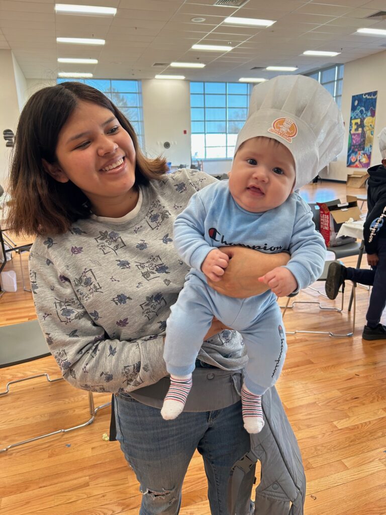 Mother & Baby w_ HLC Chef hat (1)
