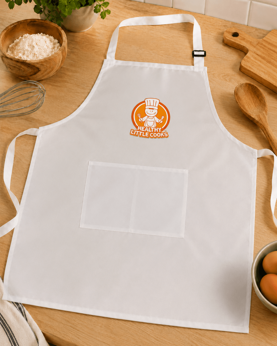 Healthy Little Cooks Youth Chef Apron - Ages 6-11