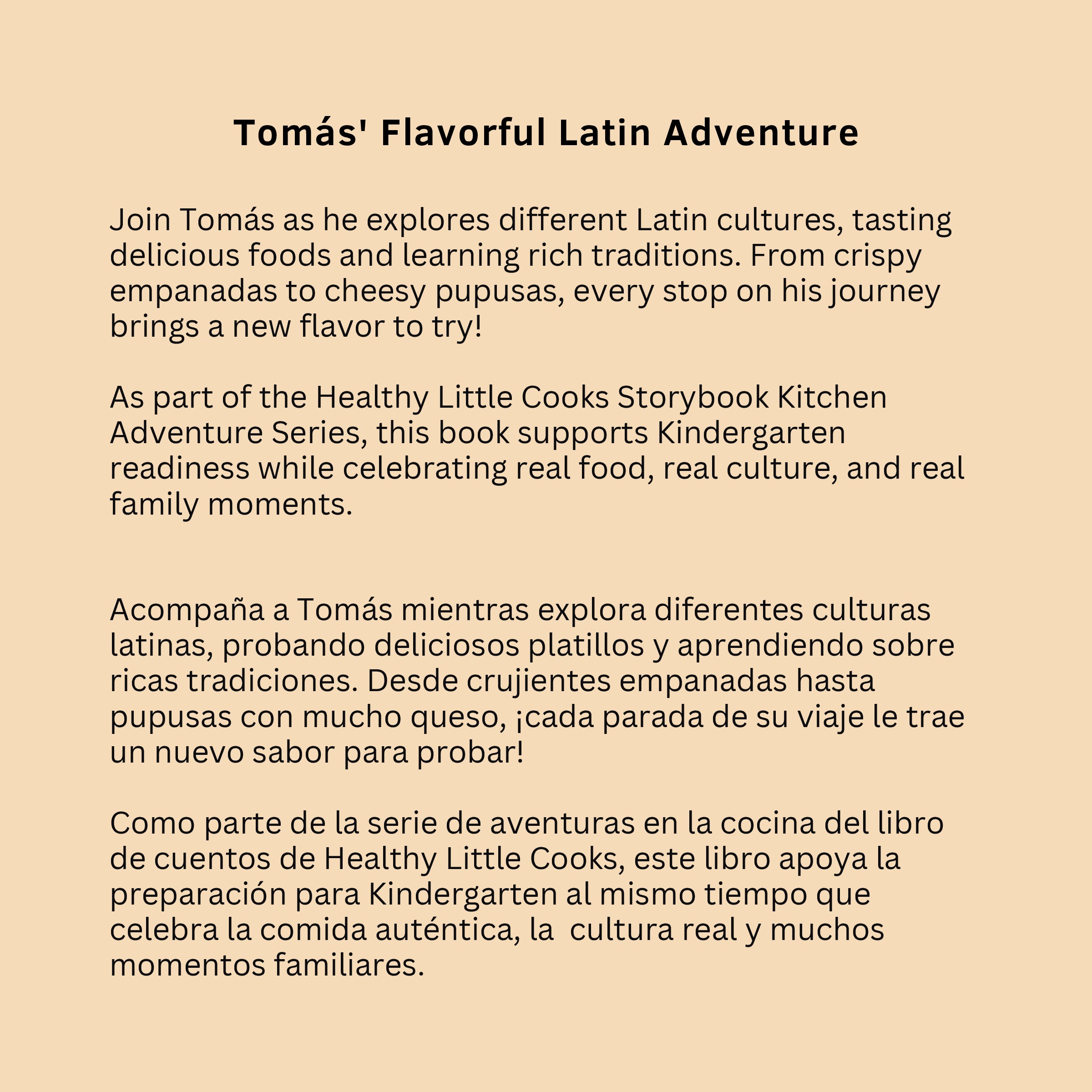 Tomás’ Flavorful Latin Adventure | Bilingual Storybook Kitchen Book - Image 3